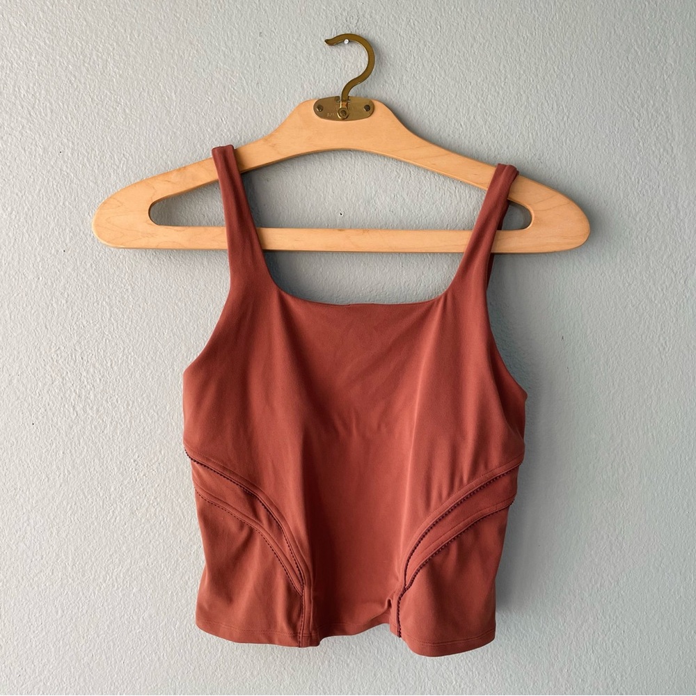 Lululemon | Nulu and Mesh-Back Shelf-Bra Yoga Tank Top